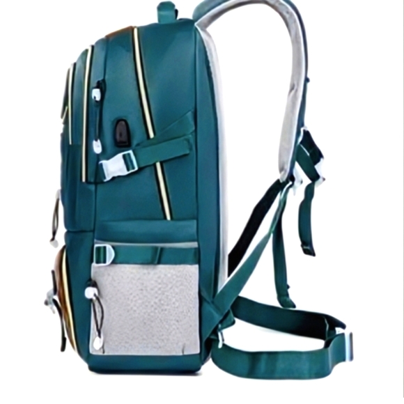 High School Backpack With Shoe Compartment Laptop Bag School Gym Bag Tote - Picture 9 of 14
